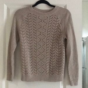 Knit Sweater - oatmeal color